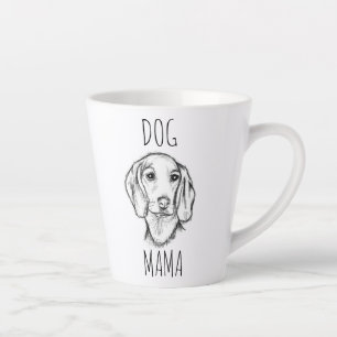 Dachshund Drawn Sketch Black Puppy Dog Milchtasse