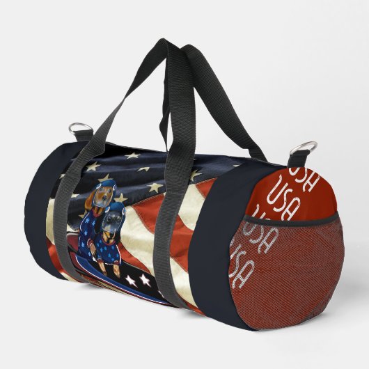 DACHSHUND  DUFFLE BAG (Rechte Ecke)