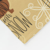 Dachshund durch den Schnee Fliesblanket Fleecedecke (Ecke)