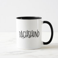 Dachshund Elegant, Stylisch, Chic und Edgy Minimal