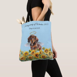 Dachshund Engel Gedenk Tribute Tasche