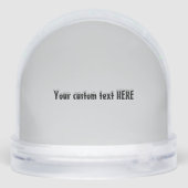 DACHSHUND FAMILY SNOW GLOBE SCHNEEKUGELN (Rückseite)