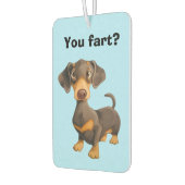 Dachshund Fart Autolufterfrischer (Links)
