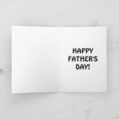 Dachshund Father's Day Card Karte (Innenseite)