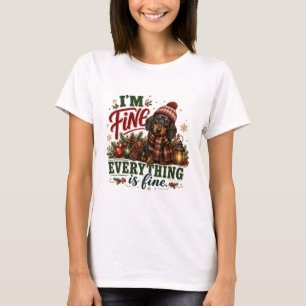 Dachshund Fein Alles Ist Fein T-Shirt