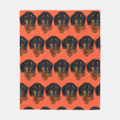 Dachshund Fleecedecke (Vorderseite)