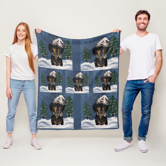 Dachshund fleecedecke (Beispiel)