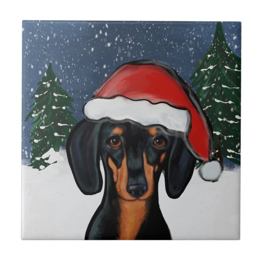 DACHSHUND FLIESE (Vorderseite)