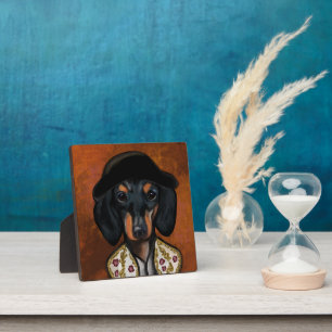 DACHSHUND     FOTOPLATTE