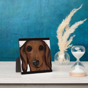 DACHSHUND FOTOPLATTE