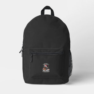 Dachshund Frohe Weihnachten Klassisches T-Shirt Bedruckter Rucksack