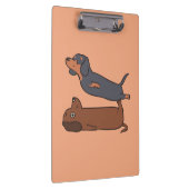 Dachshund Funny gift|Gift for Dachshund Dog Mom  Klemmbrett (Rechts)