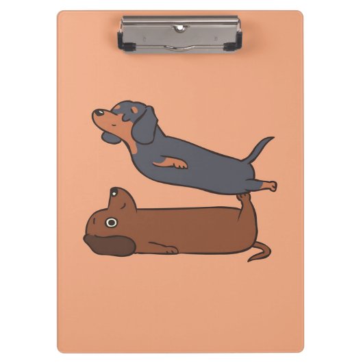 Dachshund Funny gift|Gift for Dachshund Dog Mom  Klemmbrett (Vorderseite)