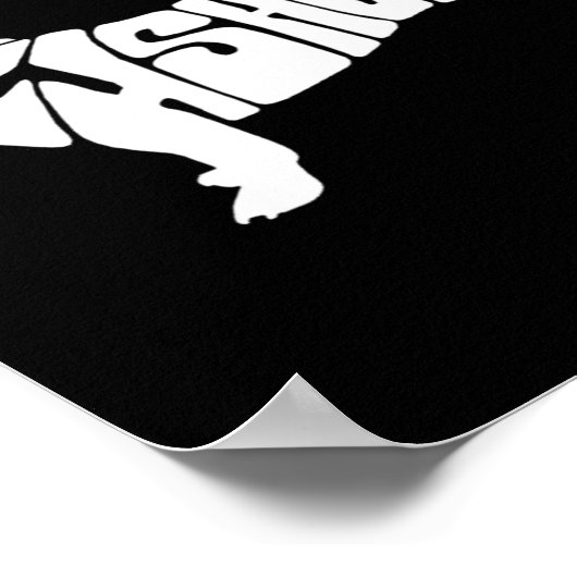 Dachshund Funny Text Dog Tygraphy T Shirt Poster (Ecke)