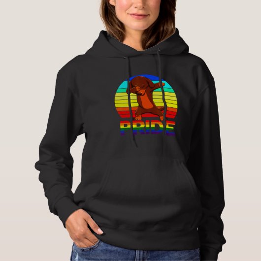 Dachshund Gay Hoodie (Vorderseite)
