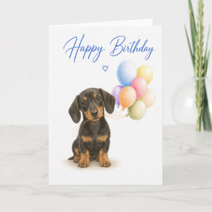 Dachshund Geburtstag Karte