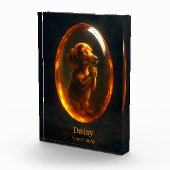 Dachshund-Gedenkfoto-Block Fotoblock (Rechts)