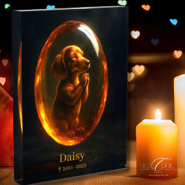 Dachshund-Gedenkfoto-Block Fotoblock
