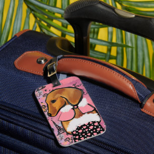 Dachshund   gepäckanhänger