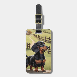 Dachshund-Gepäckanhänger Gepäckanhänger