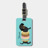 Dachshund-Gepäckanhänger Gepäckanhänger (Vorderseite vertikal)