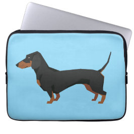 Dachshund-Gepäckanhänger Laptopschutzhülle