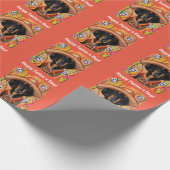 DACHSHUND GESCHENKPAPIER (Ecke)