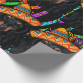 DACHSHUND GESCHENKPAPIER (Ecke)