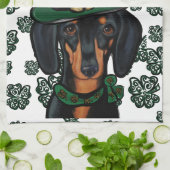 DACHSHUND GESCHIRRTUCH (Gefaltet)