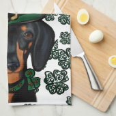 DACHSHUND GESCHIRRTUCH (Viertel Falte)