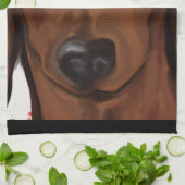 DACHSHUND GESCHIRRTUCH (Gefaltet)