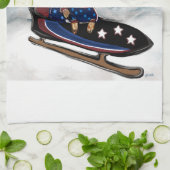 DACHSHUND  GESCHIRRTUCH (Gefaltet)