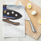 DACHSHUND  GESCHIRRTUCH (Viertel Falte)