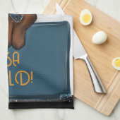 DACHSHUND  GESCHIRRTUCH (Viertel Falte)