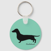 Dachshund Gifts Schlüsselanhänger (Vorderseite)