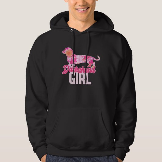 Dachshund Girl  3 Hoodie (Vorderseite)