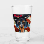 Dachshund Glas (Vorderseite)