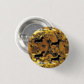 Dachshund Gold Button (Vorne & Hinten)