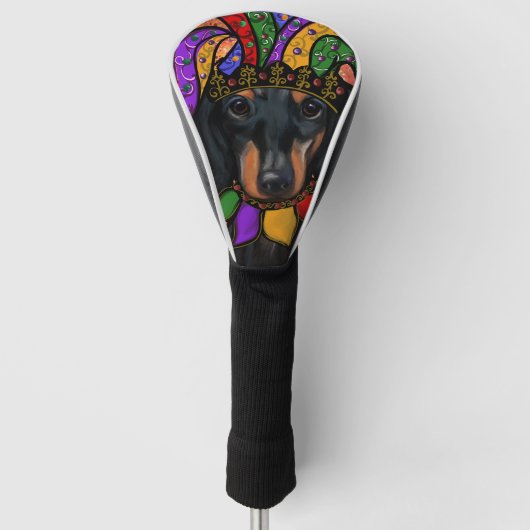 DACHSHUND GOLF HEADCOVER (Vorderseite)