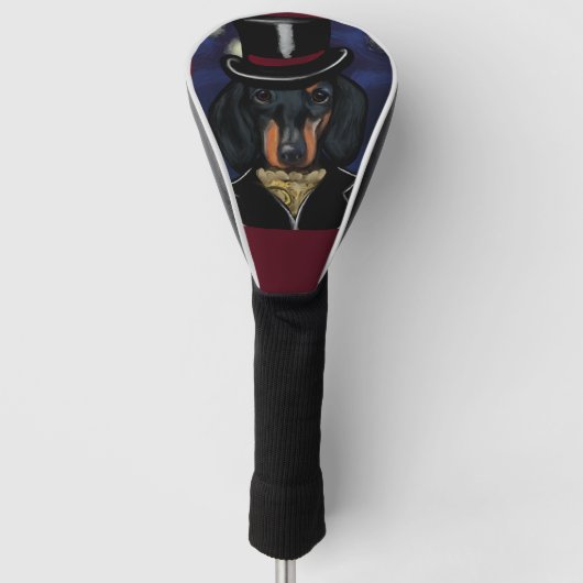DACHSHUND GOLF HEADCOVER (Vorderseite)