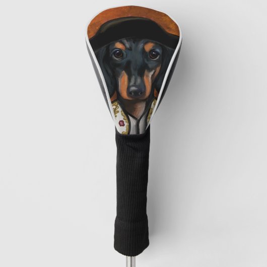DACHSHUND GOLF HEADCOVER (Vorderseite)