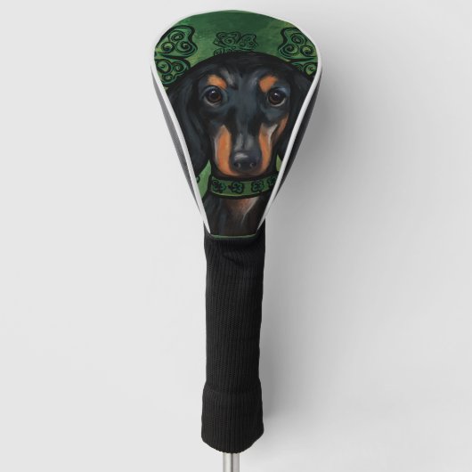 DACHSHUND GOLF HEADCOVER (Vorderseite)