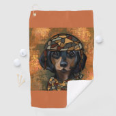 DACHSHUND GOLFHANDTUCH (Insitu)