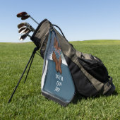 DACHSHUND  GOLFHANDTUCH (Gras)