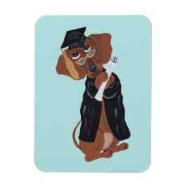 Dachshund Graduate Magnet
