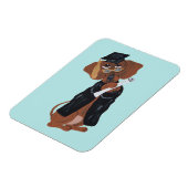 Dachshund Graduate Magnet (Linke Seite)