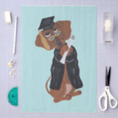 Dachshund Graduate Seidenpapier (Handwerk)