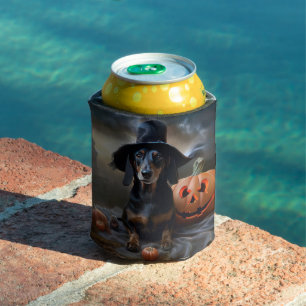Dachshund Halloween Gruselig Dosenkühler