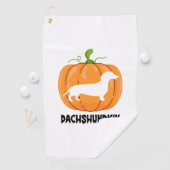 Dachshund Halloween Hund Golfhandtuch (Insitu)