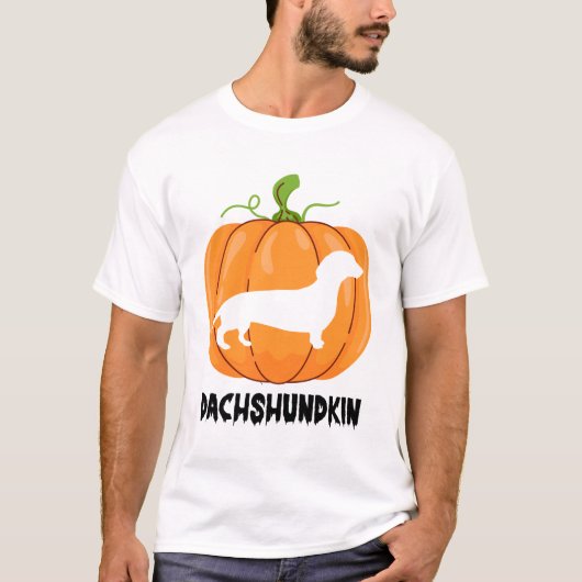 Dachshund Halloween Hund T-Shirt (Vorderseite)